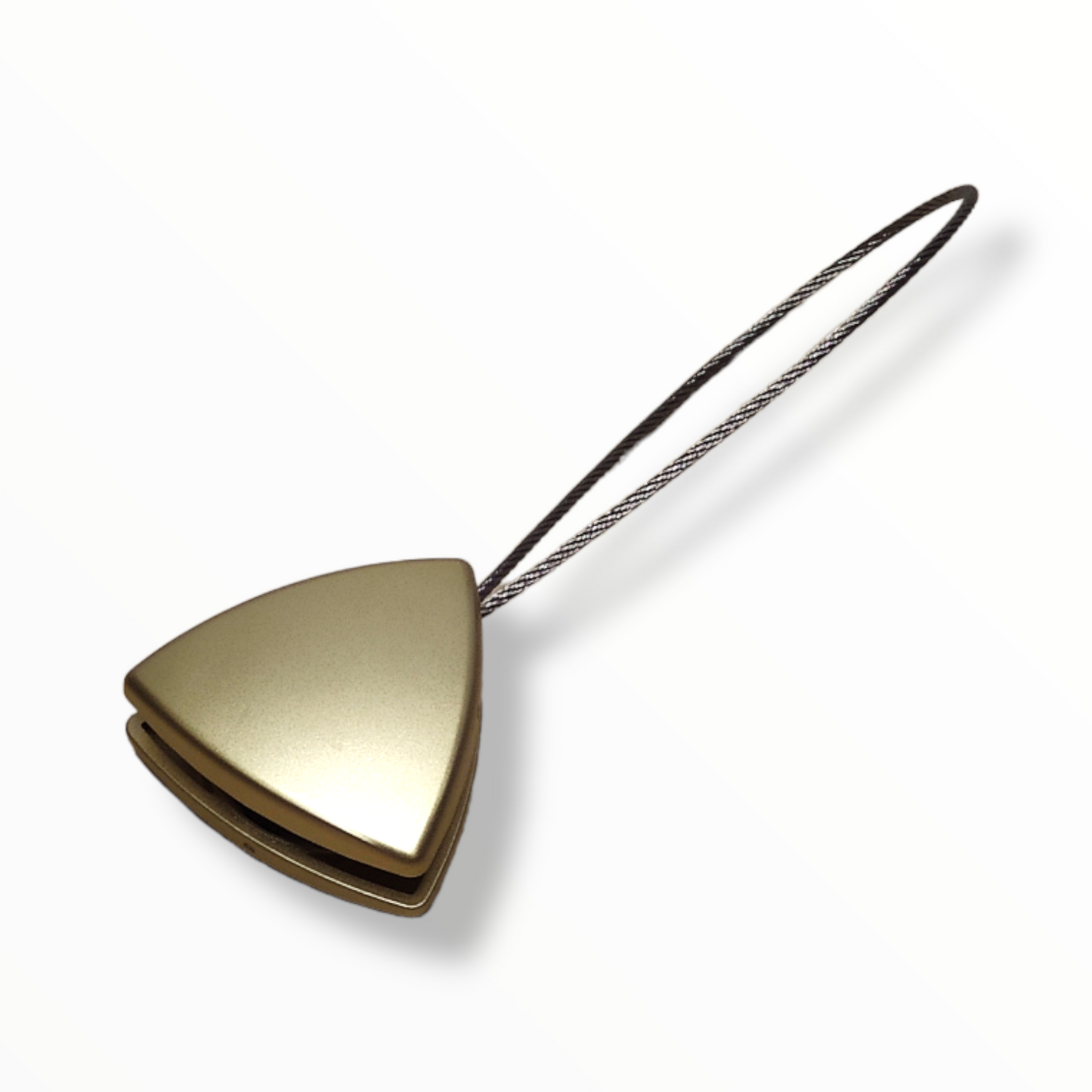 Magnethalter, Magnetclip für Gardinen und Vorhänge, Raffhalter magnetisch, dreieckig, mit Drahtschlaufe