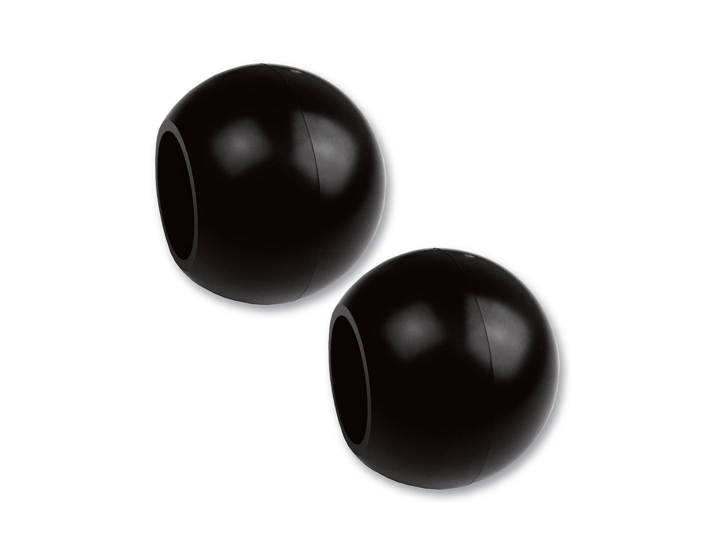 Endstück für Gardinenstangen – Endkappe "Kugel" für Stangen Ø 20 mm oder Ø 28 mm, 2 Stück