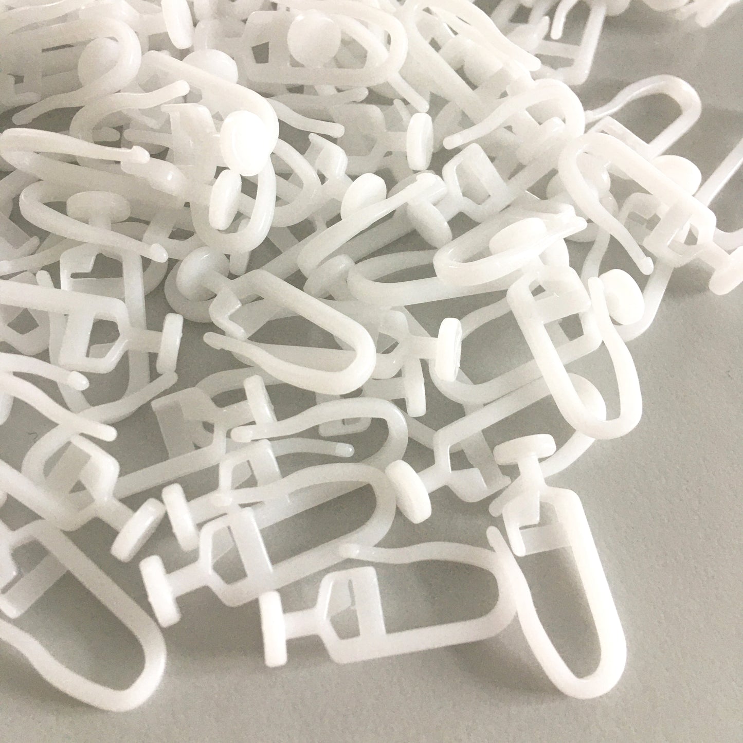 Gardinenhaken – Gardinengleiter für Vorhangschienen, 100 Stück