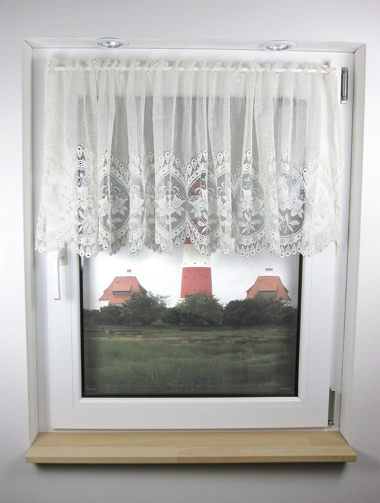 Klemmhalter – Klemm-Träger für Scheibengardinenstangen / Vitragenstangen, 2 Stück, weiß