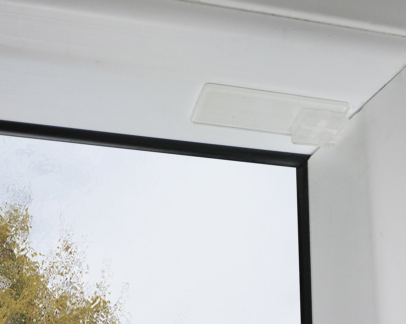 Klebehalter für Plissee System Decomatic®, 4 Stück, transparent