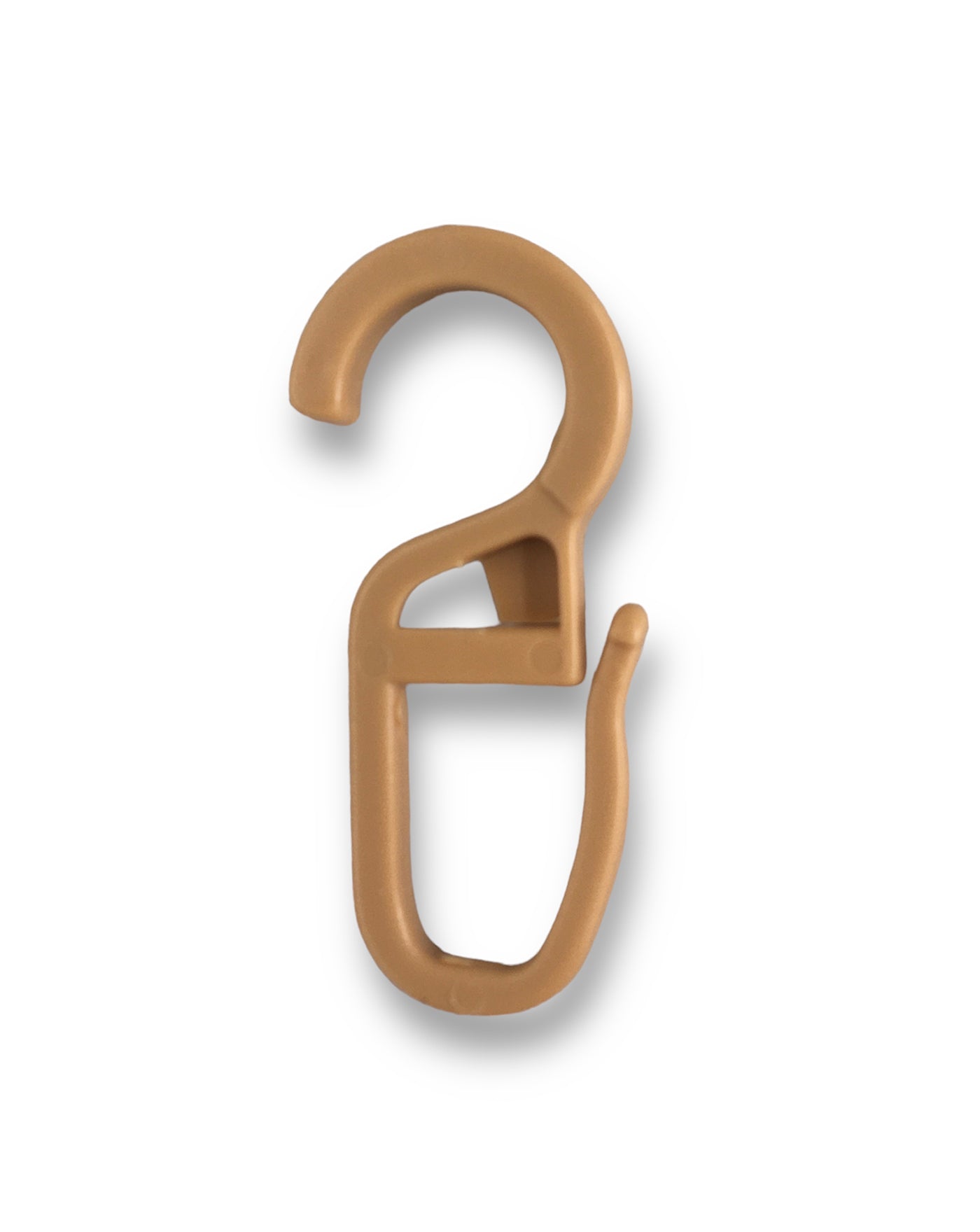 Faltenhaken – Überklipshaken mit Öse Ø 10 mm für Vorhangringe, 100 Stück