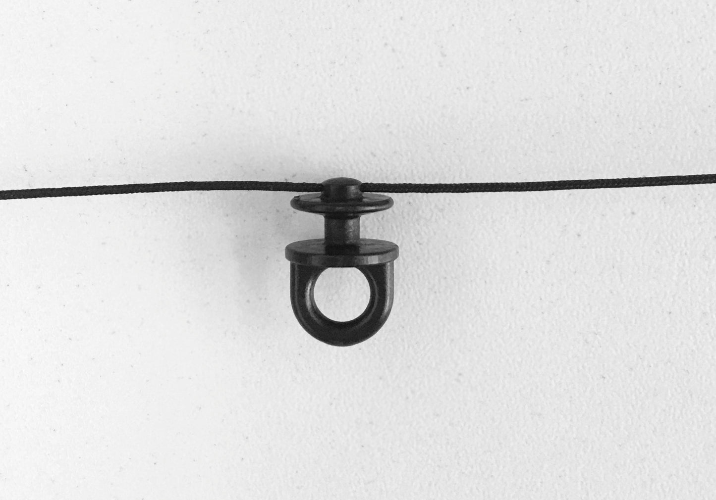 Gleiter auf Schnur für Wellenvorhänge "Wave-System" – weiß oder schwarz