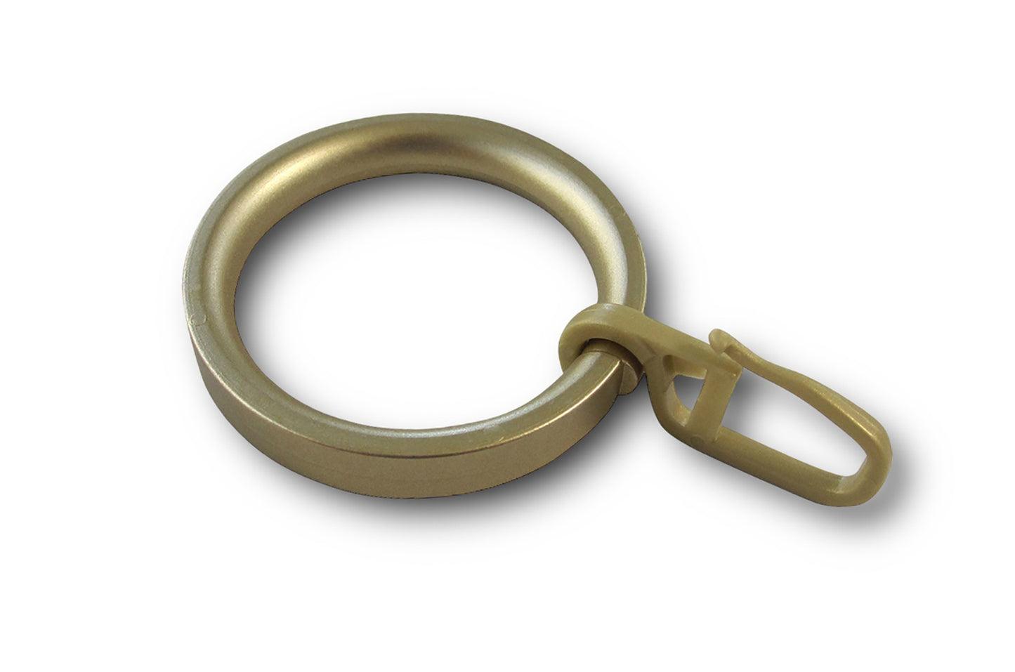 Gardinenring – Vorhangring Ø 32 x 43 mm, Kunststoff, für Gardinenstangen Ø 16 mm bis 20 mm, 10 Stück