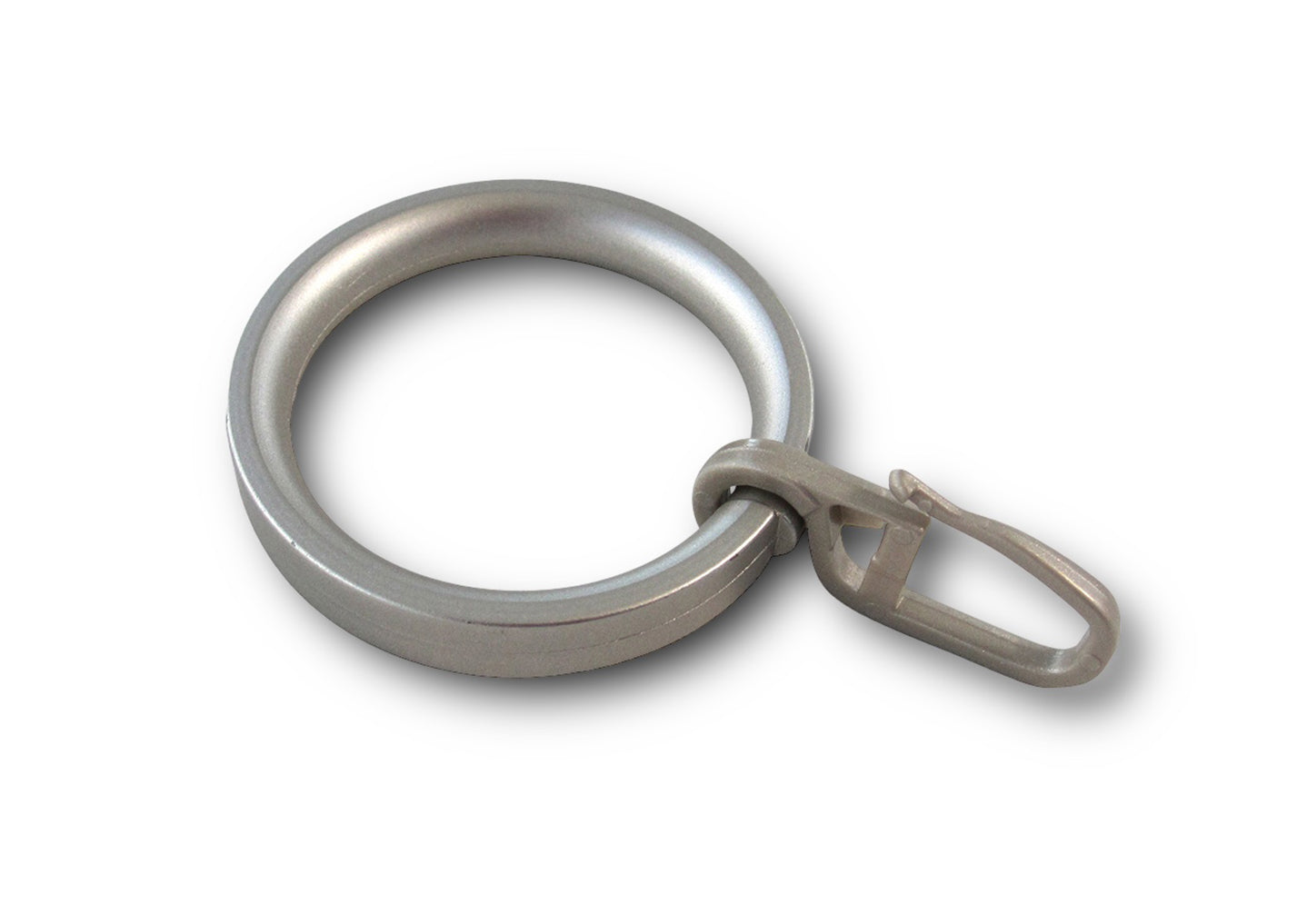 Gardinenring – Vorhangring Ø 32 x 43 mm, Kunststoff, für Gardinenstangen Ø 16 mm bis 20 mm, 10 Stück