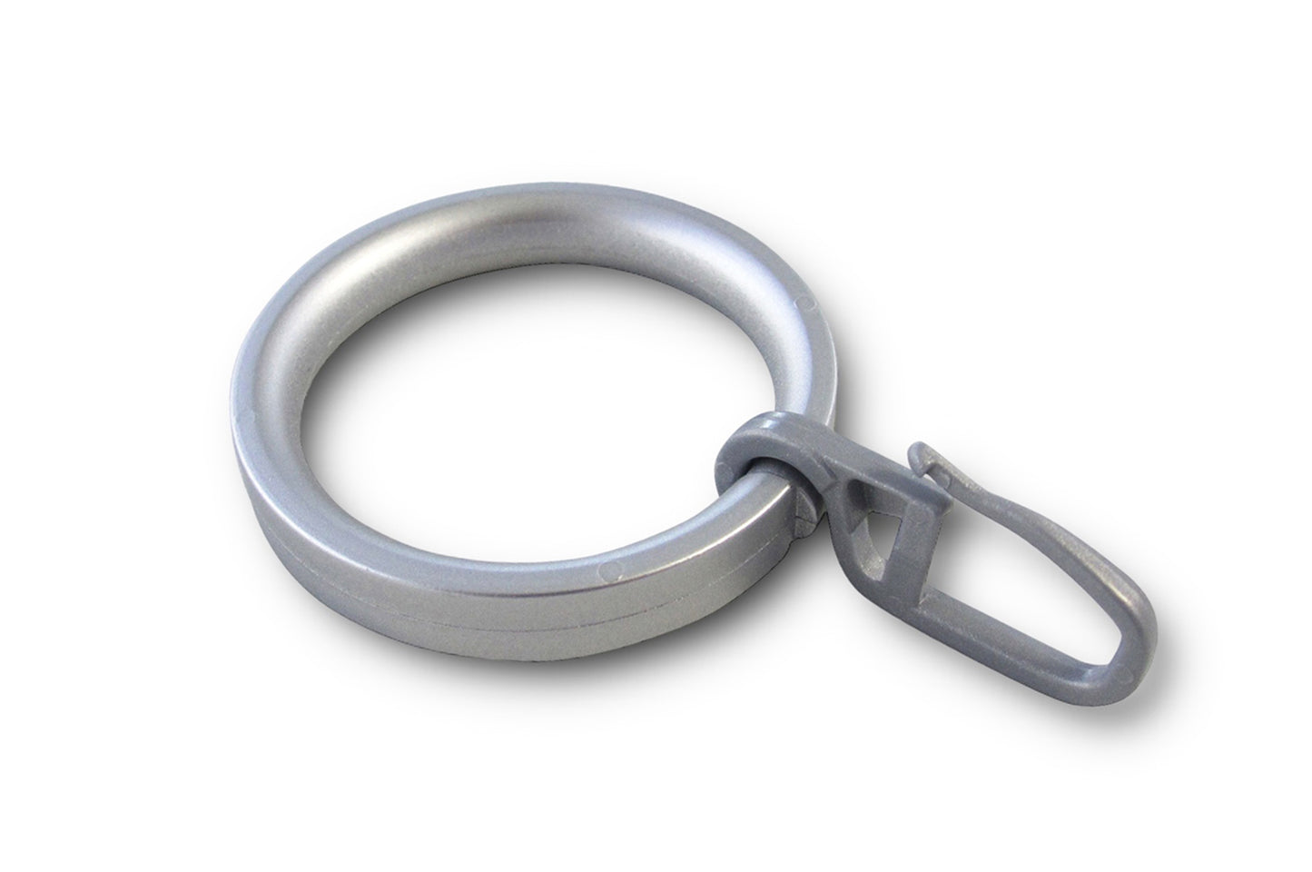 Gardinenring – Vorhangring Ø 32 x 43 mm, Kunststoff, für Gardinenstangen Ø 16 mm bis 20 mm, 10 Stück