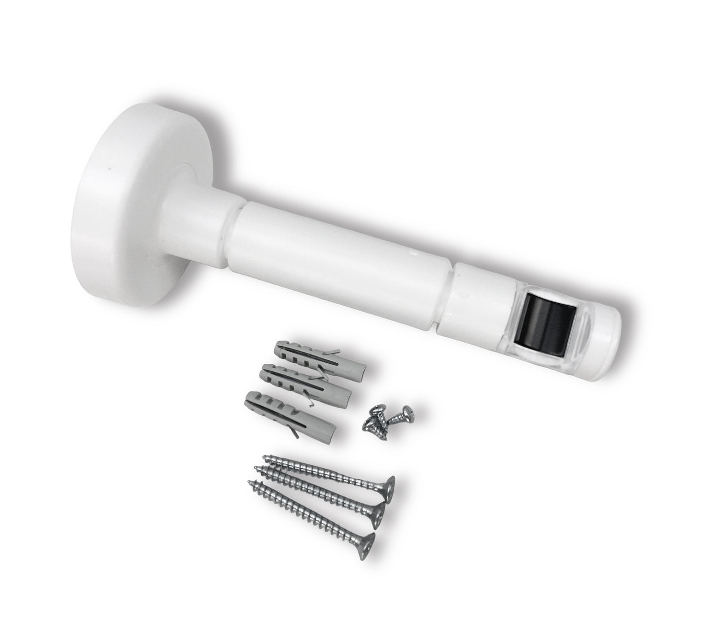 Magnetische Wandhalterung verwendbar für Gardinenstangen und Vorhangstangen Ø 16 und 20 mm