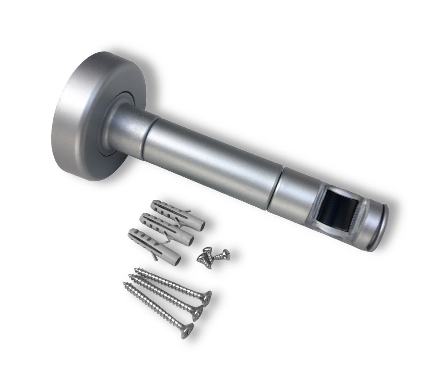 Magnetische Wandhalterung verwendbar für Gardinenstangen und Vorhangstangen Ø 16 und 20 mm