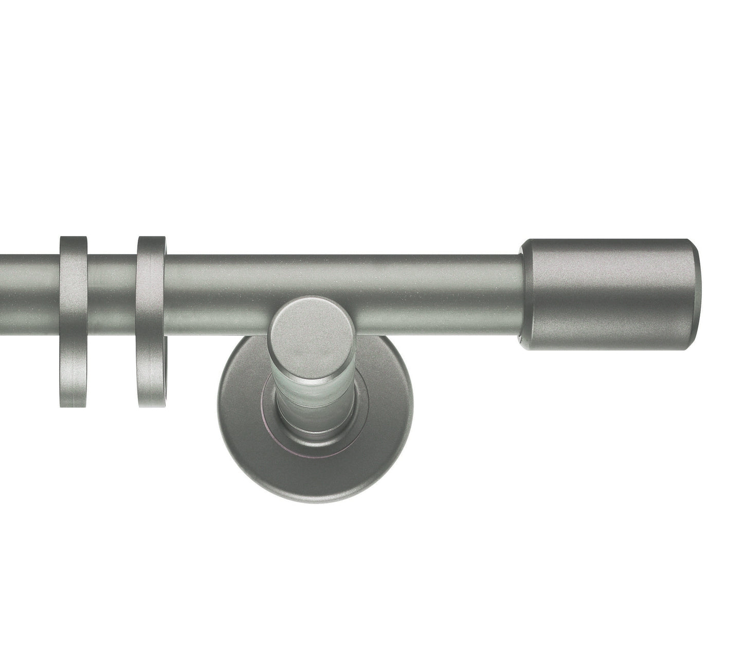 Magnetische Wandhalterung verwendbar für Gardinenstangen und Vorhangstangen Ø 16 und 20 mm