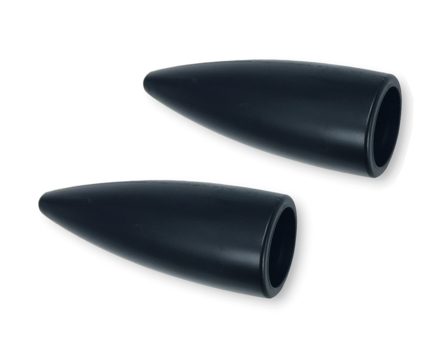 Endstück für Gardinenstangen – Endkappe Spitze "Gun" für Stangen Ø 20 mm, 2 Stück
