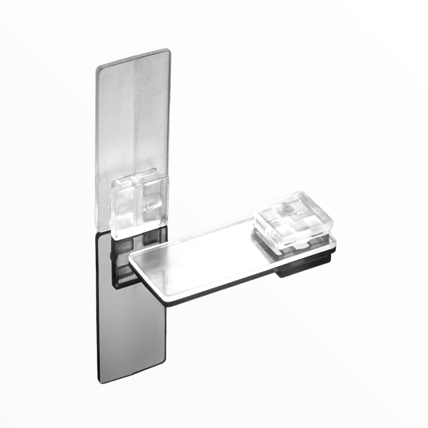Klebehalter für Plissee System Decomatic®, 4 Stück, transparent