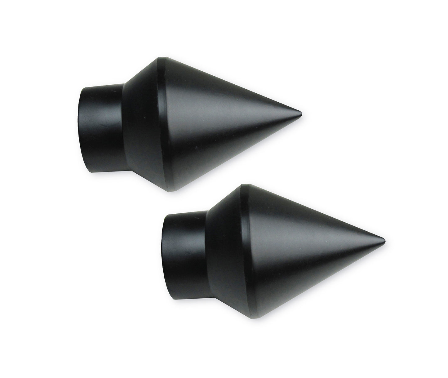 Endstück für Gardinenstangen, Endkappe Spitze "Atlanta" für Stangen Ø 20 oder 28 mm, 2 Stück