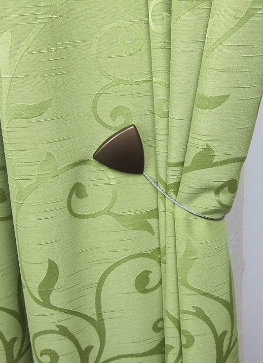 Magnethalter, Magnetclip für Gardinen und Vorhänge, Raffhalter magnetisch, dreieckig, mit Drahtschlaufe