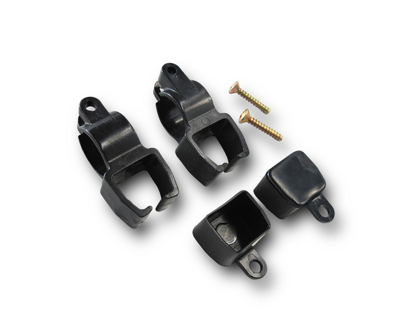 Schienenhalter und Endkappen für U-Schienen – Halter für U-Schienen an Gardinenstangen