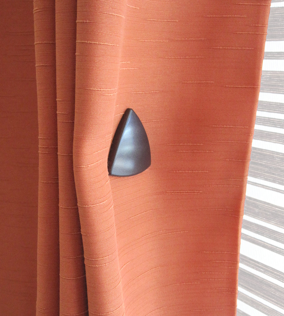 Deko-Gardinenmagnet, Magnetgriff, dreieckig, Größe ca. 4 cm