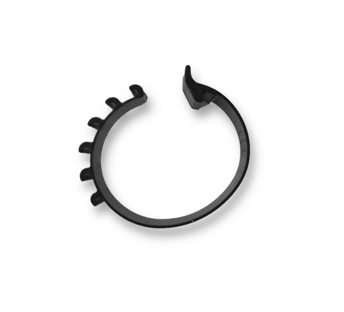 IQ CLIP Kabelbinder – schwarz, 50 Stück, wiederverwendbar und verstellbar