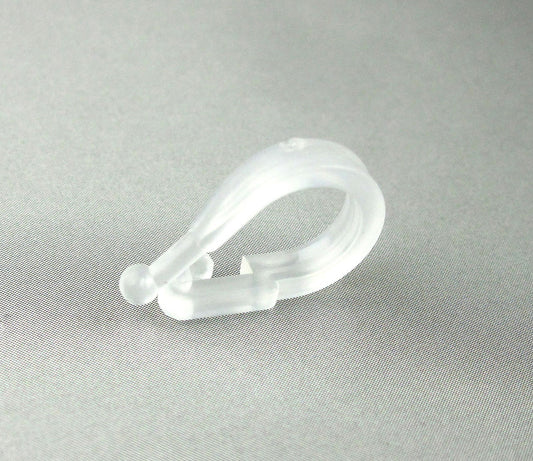 Schnurführung und Schnurösen für Raffvorhänge – 100 Stück, transparent